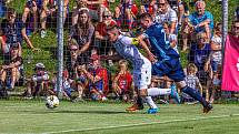 FC Viktoria Plzeň (bílí) - ŠK Slovan Bratislava 3:1.