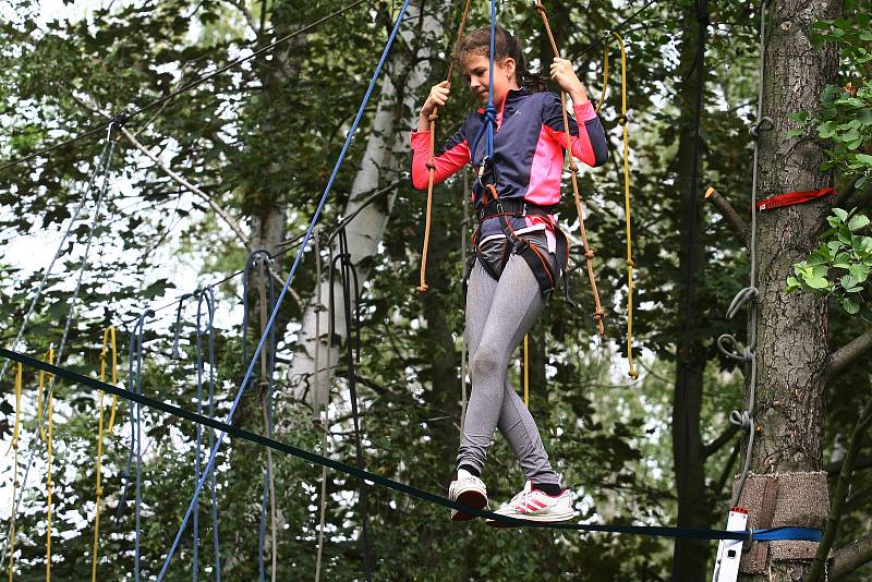 Letní festival sportu Sportmánie Plzeň 2019 - v areálu za OC Plaza si mohou malí i velcí vyzkoušet zdarma nejrůznější druhy sportovních aktivit.