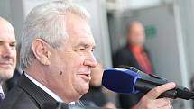 Prezident Miloš Zeman ve Škodě Transportation