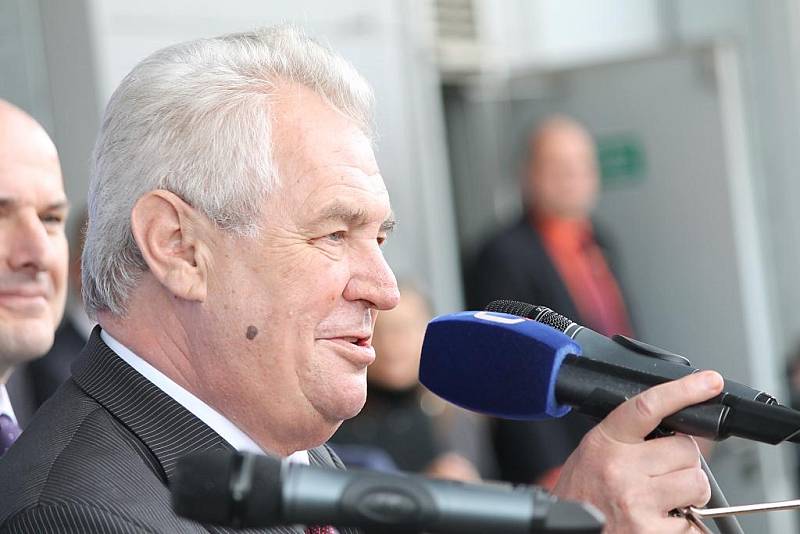 Prezident Miloš Zeman ve Škodě Transportation