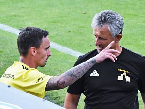 Martin Zeman s trenérem Stanislavem Purkartem.