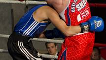 Extraligový duel mezi boxery Chiméra Fighters Plzeň a SKP Sever Ústí nad Labem proběhl v neděli odpoledne v kongresovém sále plzeňského Parkhotelu.