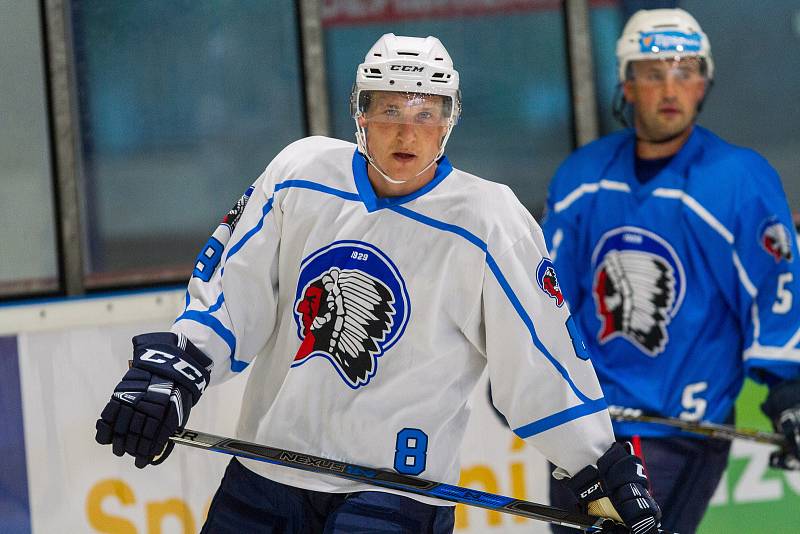 Hokejisté HC Škoda Plzeň odstartovali přípravu na ledě. Na snímku posila Tomáš Mertl.