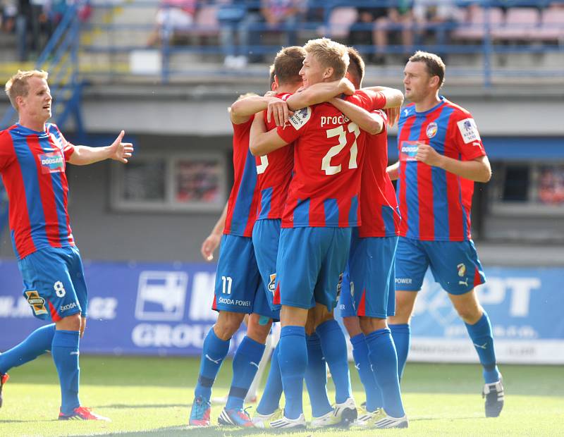 Plzeň, fotbal I.liga, FC Viktoria Plzeň vs. Zbrojovka Brno. 