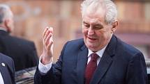 Návštěvu Plzeňského kraje zahájil Miloš Zeman návštěvou Krajského úřau