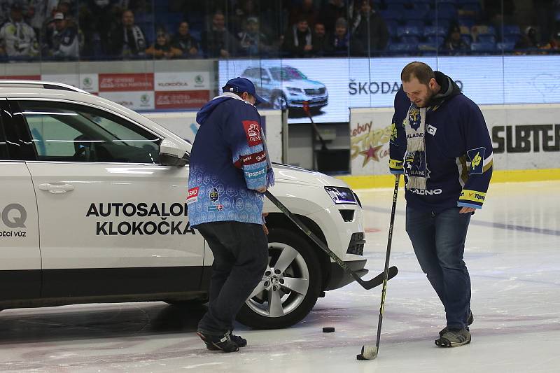 Kladno (v bílém) hostilo v hokejové extralize Plzeň.