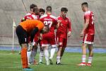 27. kolo FORTUNA divize A: SK Petřín Plzeň (červení) - ČLU Beroun 5:2.