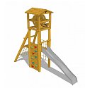 Těžební věž v Tlučné bude připomínat skluzavka na dětském hřišti u základní školy.
