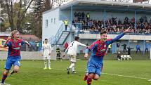 Zápas FC Viktoria U19 s Realem Madrid.