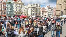 Festival polévky na náměstí Republiky v Plzni