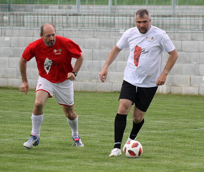 Fotbalem pro Jirku Šámala, Vejprnice 5. června 2021.