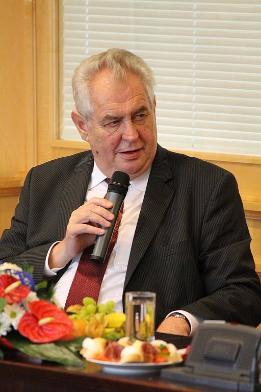 Prezident Miloš Zeman v Plzni