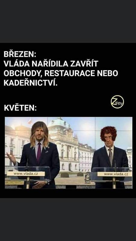 Vtipy ze sociálních sítí na téma koronavirus.