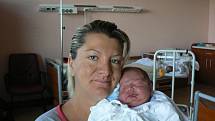 Sedmiletý Filip má radost z novorozeného brášky Sebastiana (4,69 kg, 54 cm), který se narodil Lucii Hájkové a Michalu Štvánovi z Plzně 5. října ve 13:04 hod. ve FN
