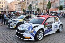 Rallye Plzeň, prolog náměstí Republiky.