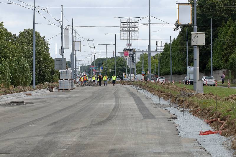 Oprava dálničního přivaděče I/26 v úseku Kyšice - Plzeň, Hřbitovní ulice.