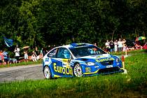 Plzeňská posádka Václav Pech jr., Petr Uhel také v letošní sezoně závodí s vozem Ford Focus WRC.