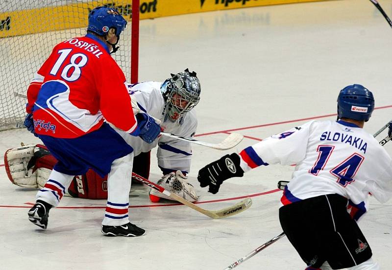 Český obránce Jan Pospíšil vyšel tentokrát střelecky naprázdno.