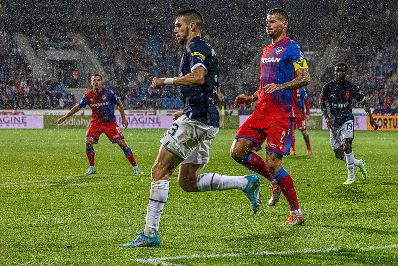 9. kolo FORTUNA:LIGY: FC Viktoria Plzeň - SK Slavia Praha 3:0 (2:0).