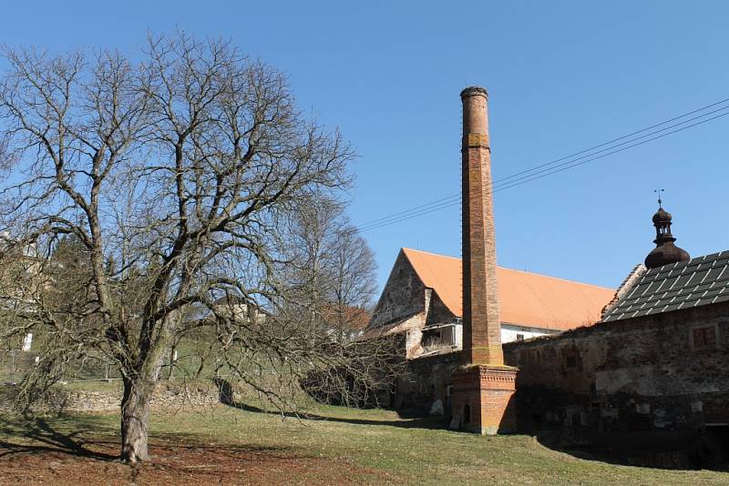 Hospodářský dvůr v areálu plaského kláštera