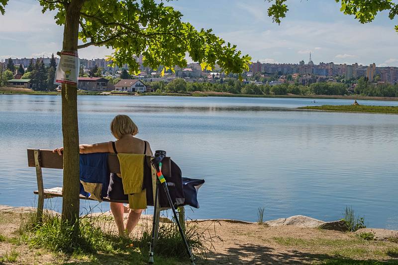 Bolevecký rybník ve čtvrtek 3. června 2021.