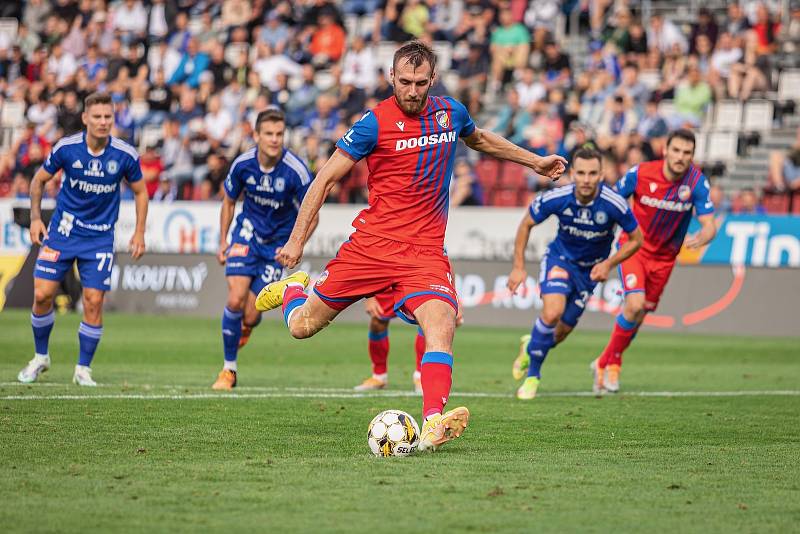 Sigma Olomouc (v modrém) - Viktoria Plzeň 2:3, 10. září 2022.