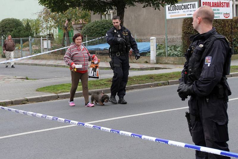 Policie uzavřela část Doubravky kvůli nálezu granátu