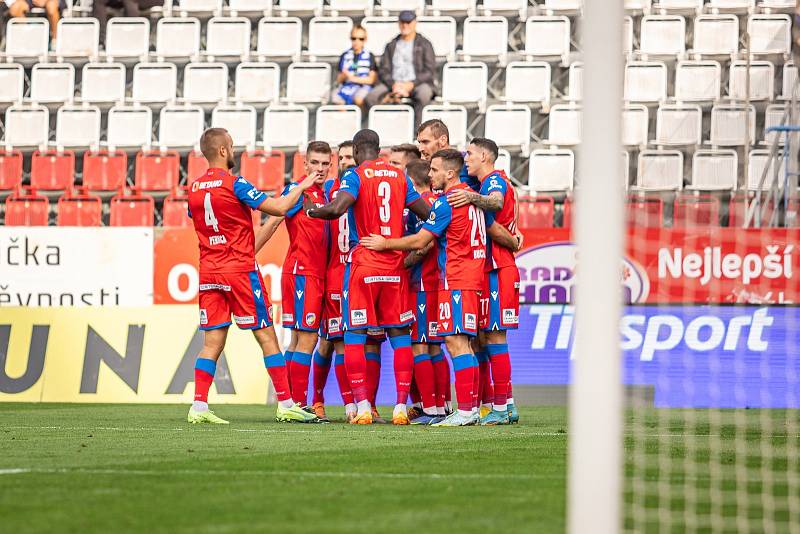 Sigma Olomouc (v modrém) - Viktoria Plzeň 2:3, 10. září 2022.