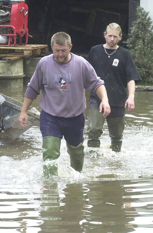 Povodně 2002 v Plzni.