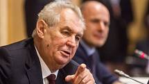 Návštěvu Plzeňského kraje zahájil Miloš Zeman návštěvou Krajského úřau