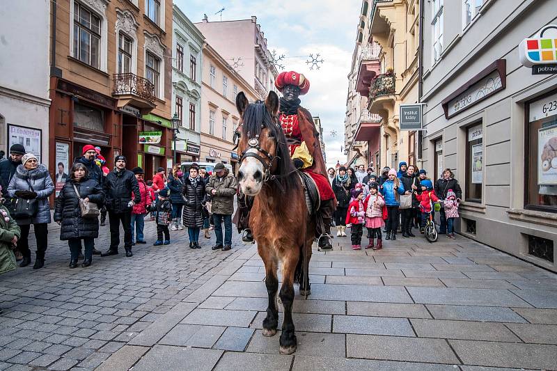 Tříkrálový pochod na náměstí Republiky v Plzni