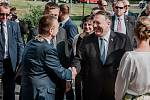 Ministr zahraničí USA Mike Pompeo v Plzni.