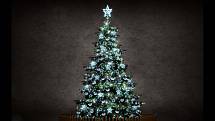 Plzeňané si i letos mohou vybrat dozdobení vánočního stromu a nově výzdobu Klatovské třídy. Na snímku varianta 1: led řetěz s flash efektem, velké či malé světelné hvězdy, světelná špička, plastové ozdoby.