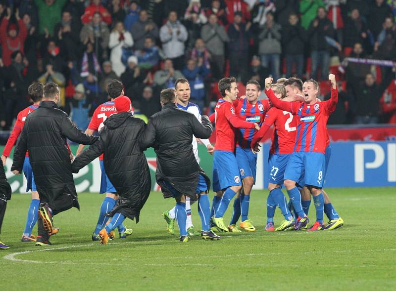 Hráči FC Viktoria Plzeň měli důvod k oslavám