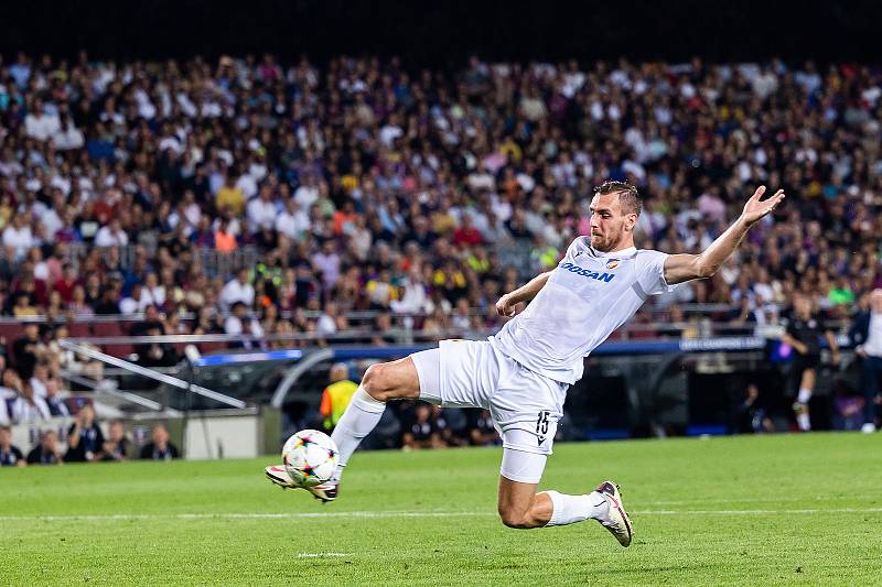 Z utkání fotbalové Ligy mistrů FC Barcelona - FC Viktoria Plzeň (7. 9. 2022)