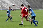 27. kolo FORTUNA divize A: SK Petřín Plzeň (červení) - ČLU Beroun 5:2.