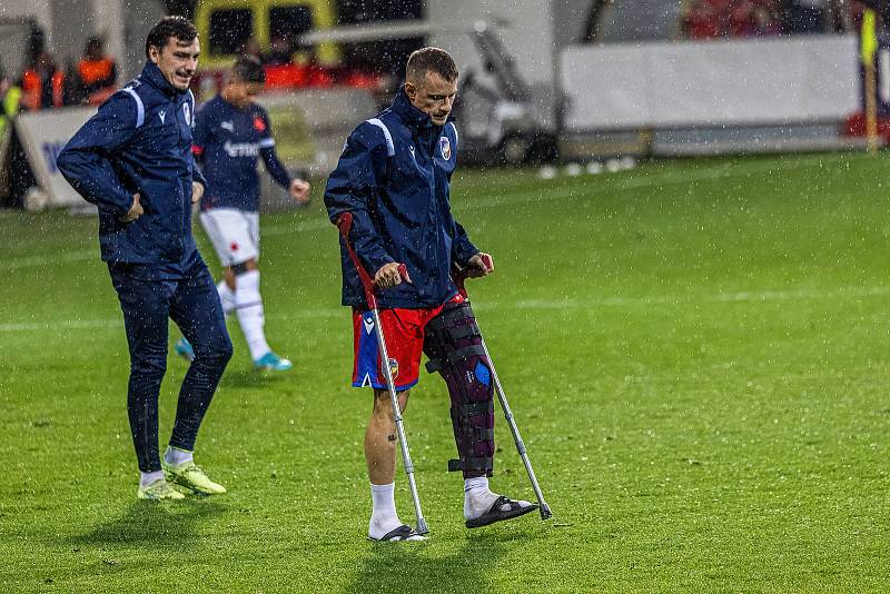 9. kolo FORTUNA:LIGY: FC Viktoria Plzeň - SK Slavia Praha 3:0 (2:0).