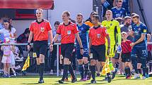 FC Viktoria Plzeň (bílí) - ŠK Slovan Bratislava 3:1.