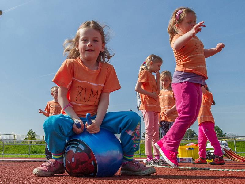 Sportovní hry mateřských škol v Plzni