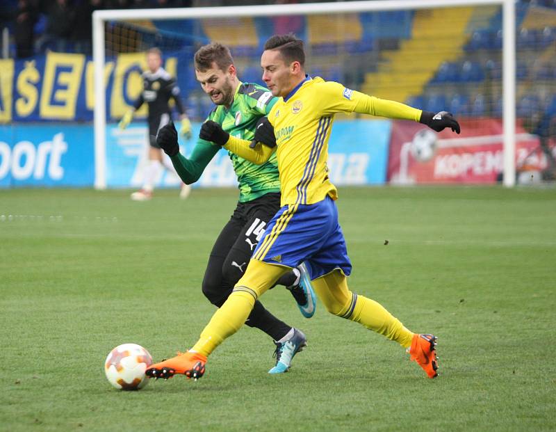 Fotbalisté Zlína ve 21. kole HET ligy v neděli doma hostili Plzeň.