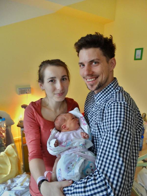Josefína Nováková se narodila 29. listopadu ve 13:38 mamince Janě a tatínkovi Jaroslavovi. Po příchodu na svět v plzeňské porodnici U Mulačů vážila jejich prvorozená dcerka 3450 gramů.