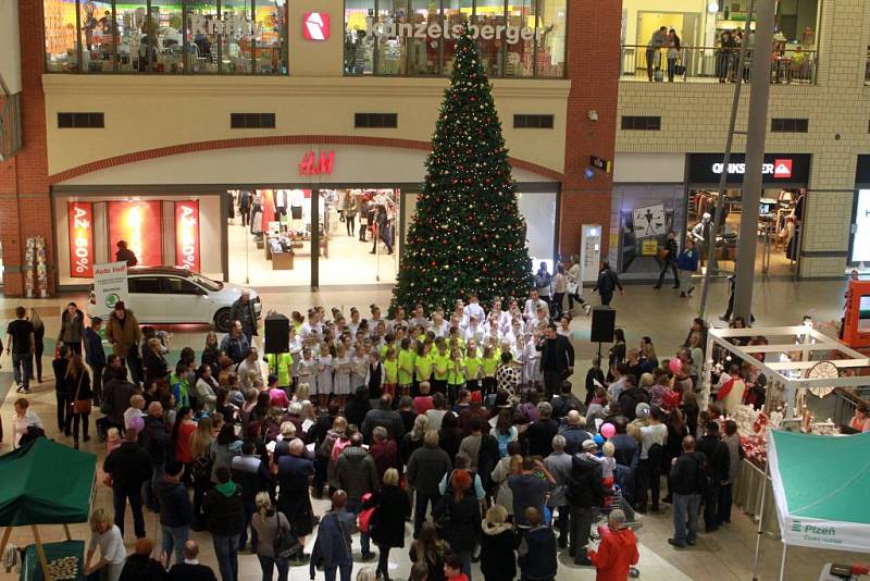 Česko zpívá koledy - Obchodní centrum Olympia, Plzeň