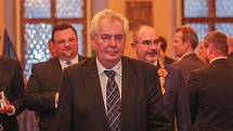 Prezident Miloš Zeman na plzeňské radnici