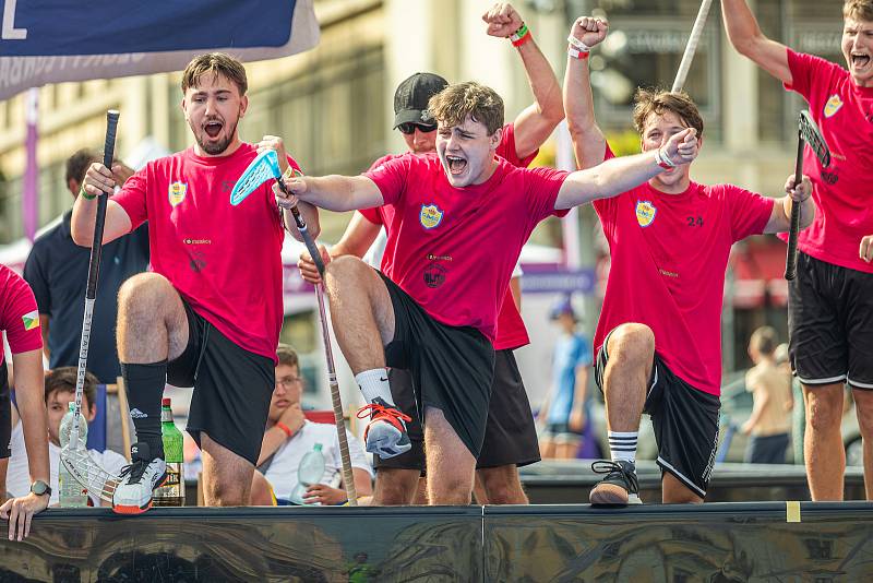 Street Floorball v Plzni vyhrál tým Zapomeňte.