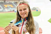 Viktorie Jánská získala bronz v soutěži dálkařek na Evropském olympijském festivalu mládeže. 