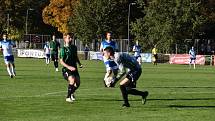 FC Rokycany (zelení) - FK Hvězda Cheb 2:1 (0:0).