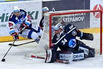 V pátečním zápase 28. kola extraligy prohráli hokejisté Plzně s Brnem těsně 2:3.