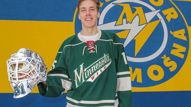 Aleš Stezka, osmnáctiletý odchovanec Meteoru Třemošná, byl draftován v NHL celkem Minnesota Wild