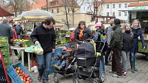 Farmářské trhy v Mlýnské strouze v Plzni