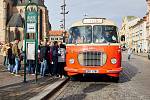 Historické jízdy tramvajemi Křižík & Brožík z roku 1899 a T1, trolejbusem Škoda 9Tr a autobusem Škoda 706 RTO